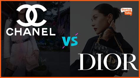 chanel cosmetics vs dior|difference between chanel and dior.